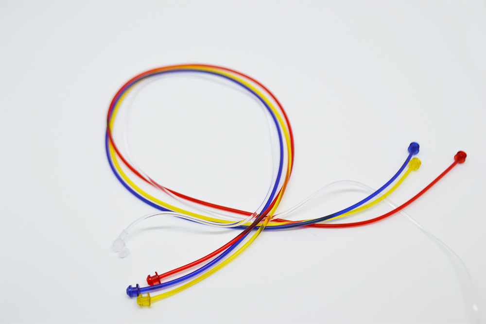 Cordon de liaison PVC (rouge, bleu, jaune, transparent)