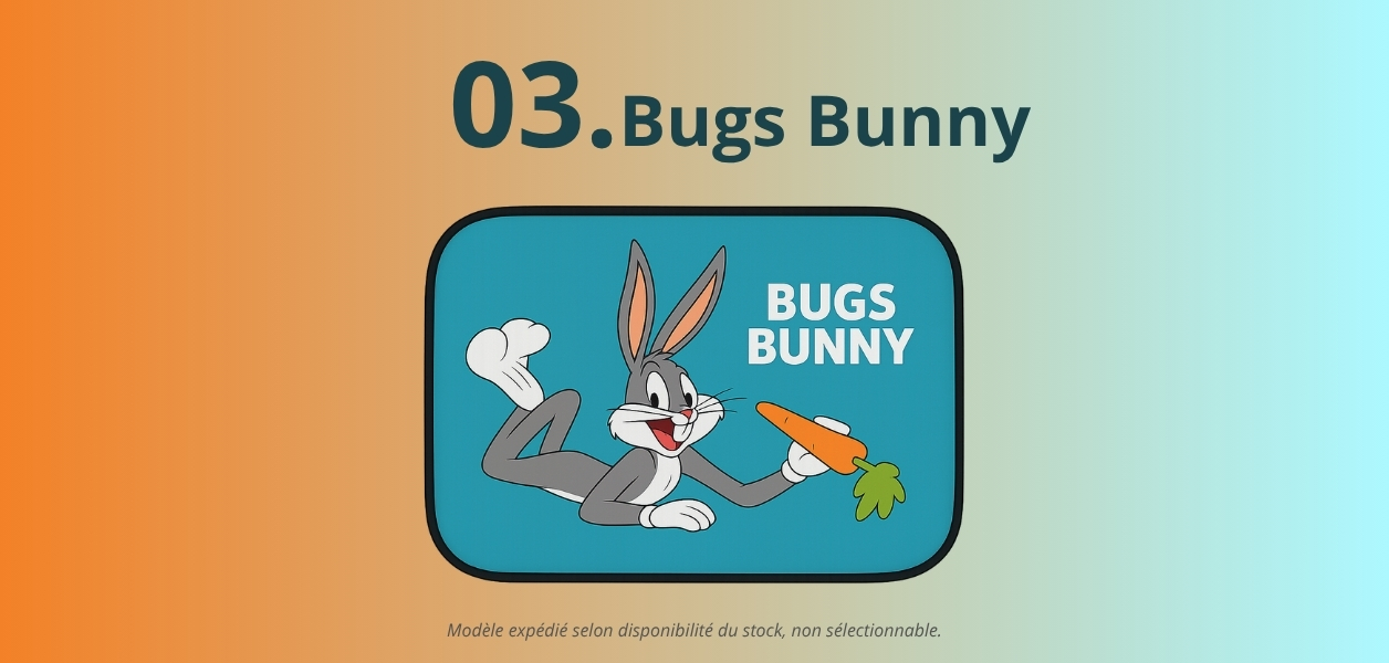 Étui souple personnalisé Bugs Bunny LNEA