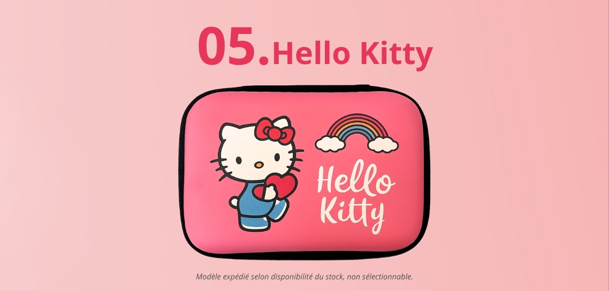 Étui souple personnalisé Hello Kitty LNEA