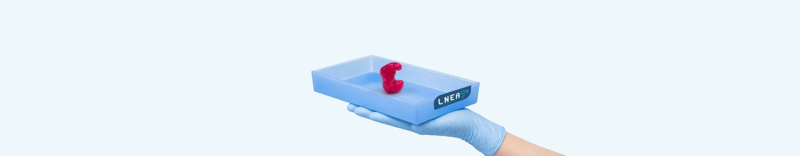 Embout auditif personnalisé réalisé par le laboratoire LNEA