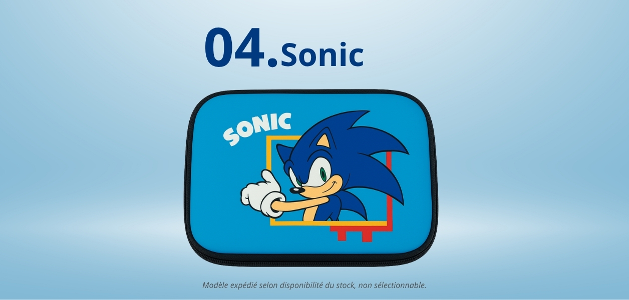 Étui souple personnalisé Sonic LNEA