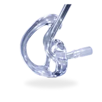 Tube à ancrage pour embout auditif