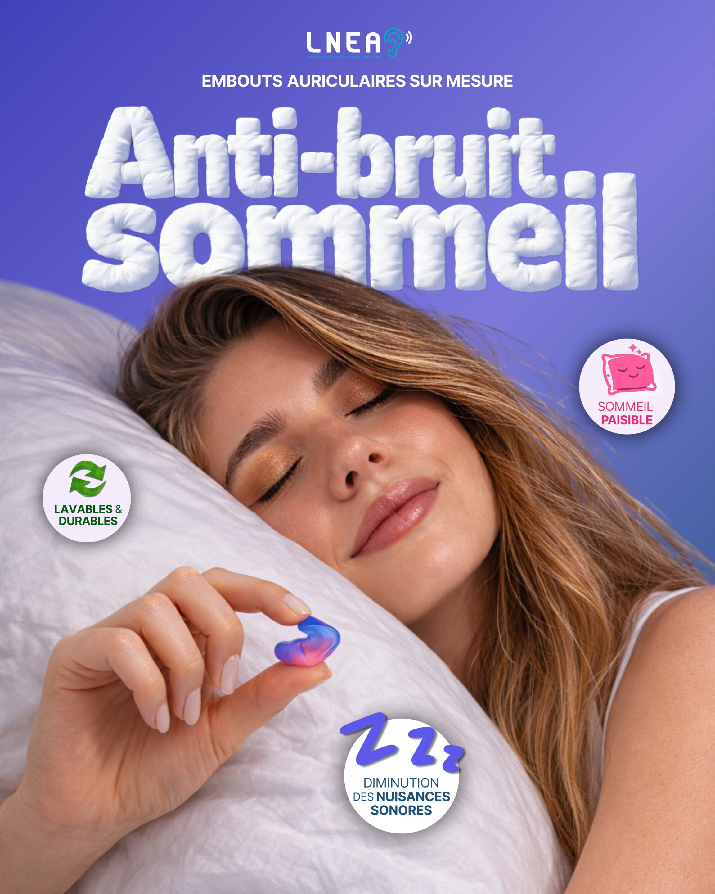 Embout anti-bruit sommeil LNEA